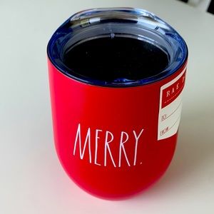 Rae Dunn 12oz Holiday Tumbler Merry